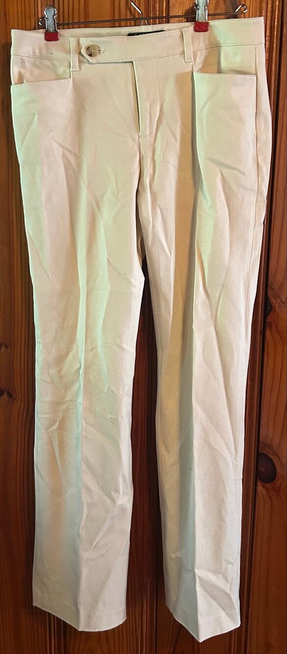 Lauren Ralph Lauren Adelle khaki dress pants preppy minimalist classic size 6